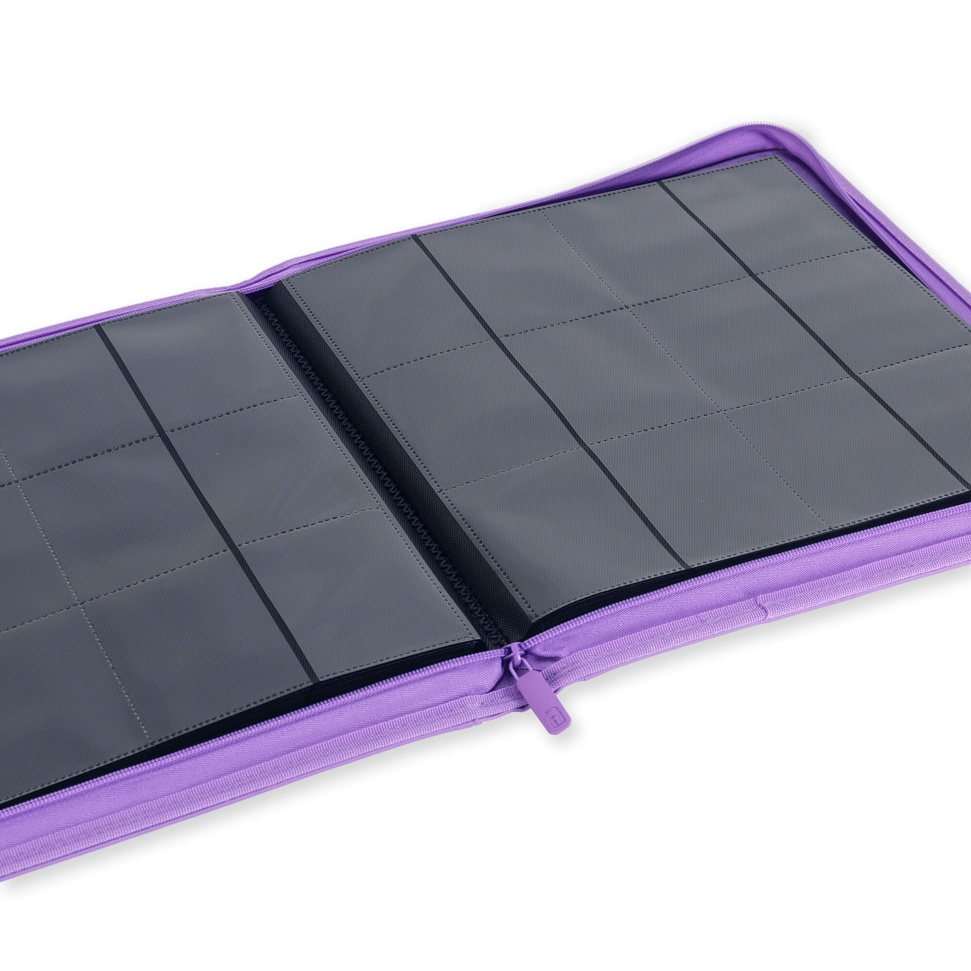 12-Pocket Exo-Tec® Zip Binder Just Purple - Image 2